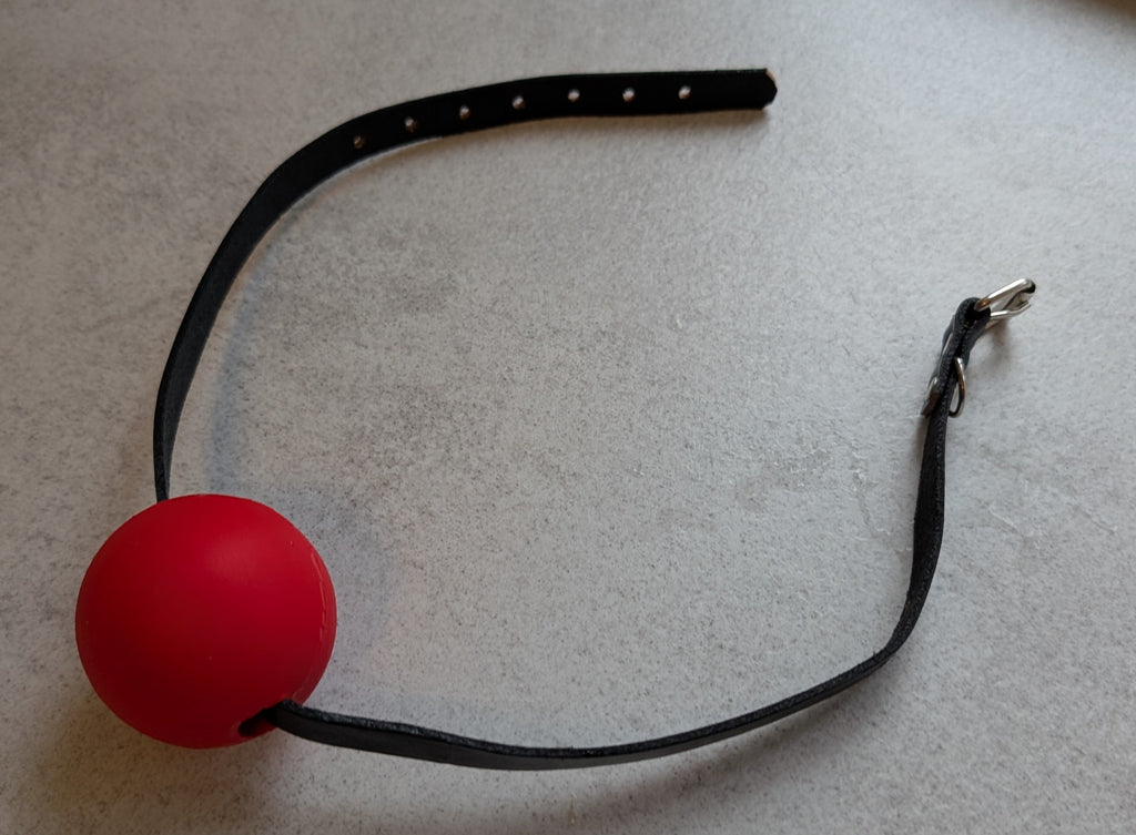 Weicher Silikon-Ballgag / Ballknebel