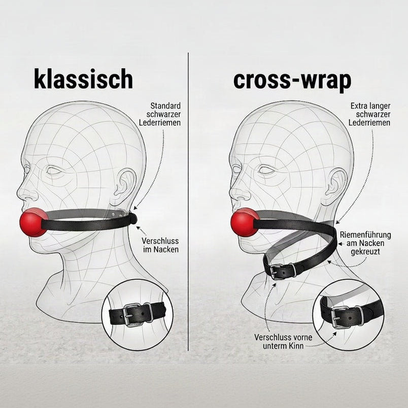Weicher Silikon-Ballgag / Ballknebel
